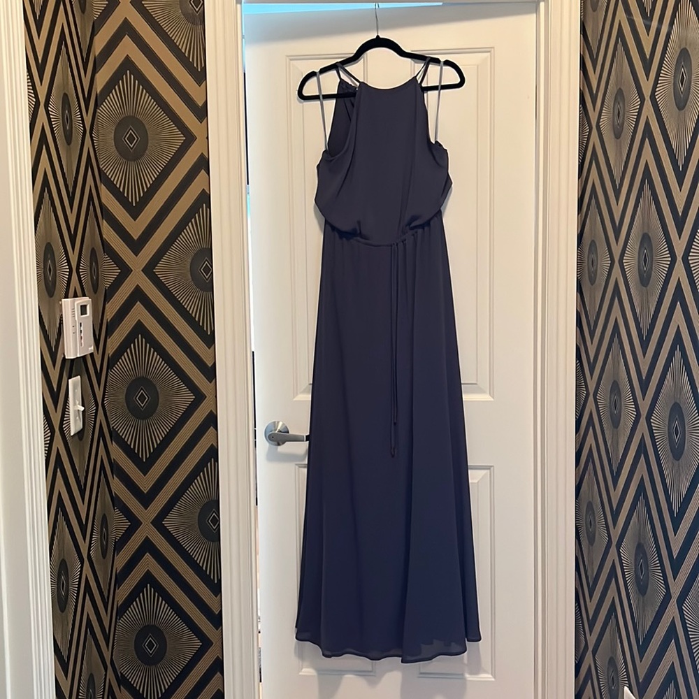 Lulus light  purple halter maxi dress